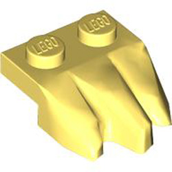 Design Plate 2x3 Rock Number 1 Cool Yellow