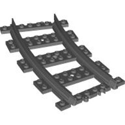 Rail Curved 22.5 Degree Number 2 Dark Stone Grey