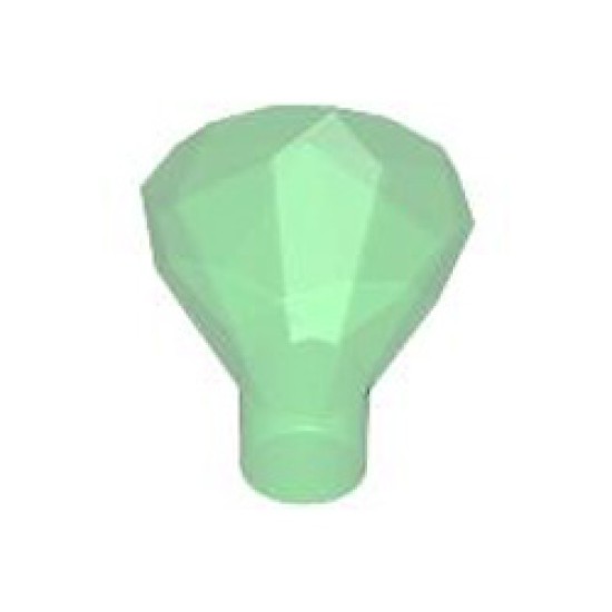 Diamond with Stick Transparent Green