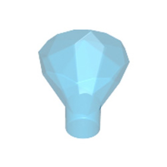 Diamond with Stick Transparent Blue