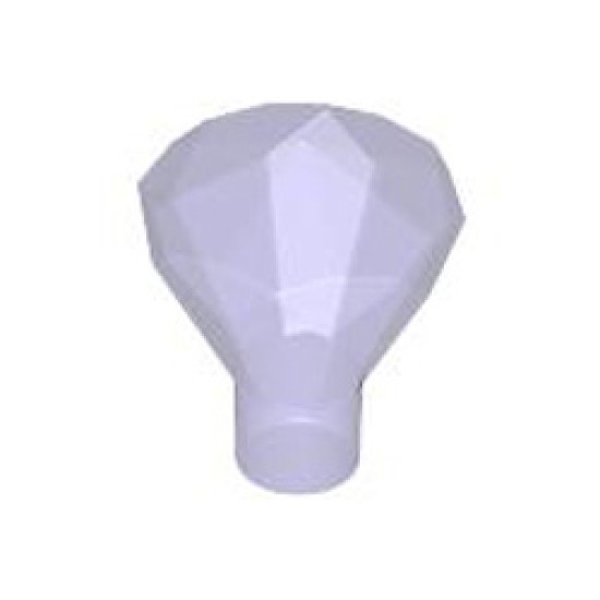 Diamond with Stick Transparent Bright Violet