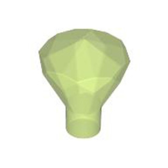 Diamond with Stick Transparent Bright Green