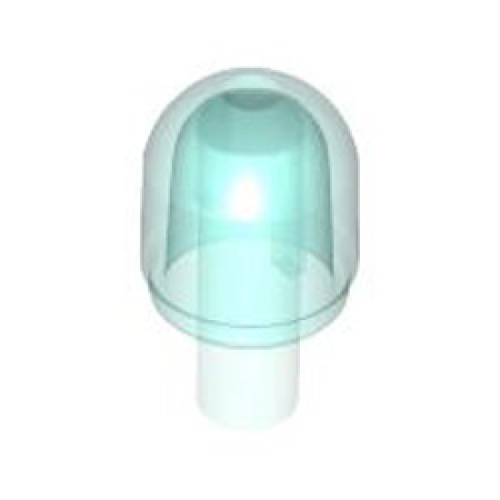 Globe with 3.2 Stick Transparent Light Blue