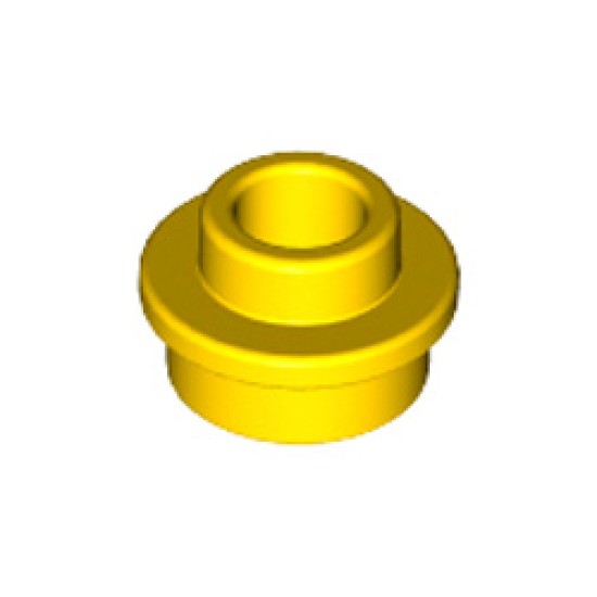 Plate Round 1x1 with Through Hole Bright Yellow