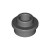 Plate Round 1x1 with Through Hole Dark Stone Grey
