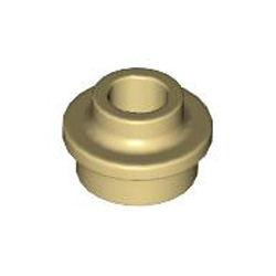 Plate Round 1x1 with Through Hole Brick Yellow