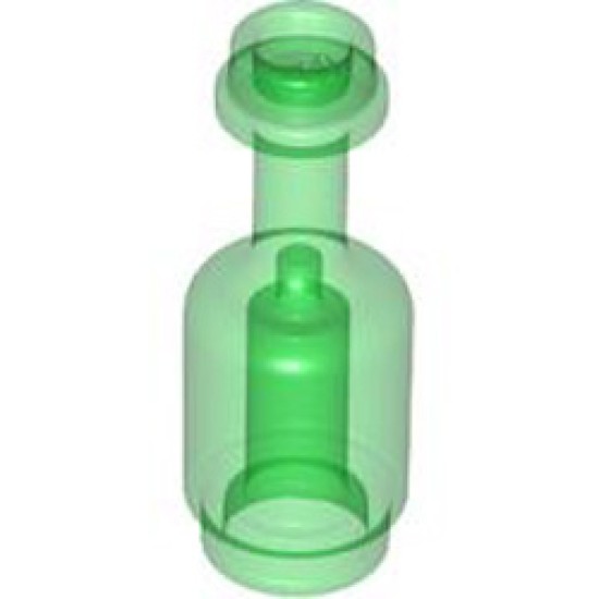 Bottle 1x1x2 Transparent Green