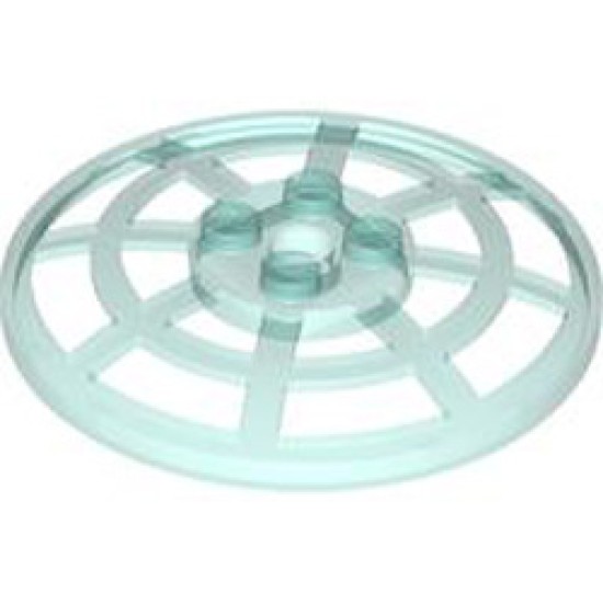 Parabolic Reflector Diameter 48 Transparent Light Blue