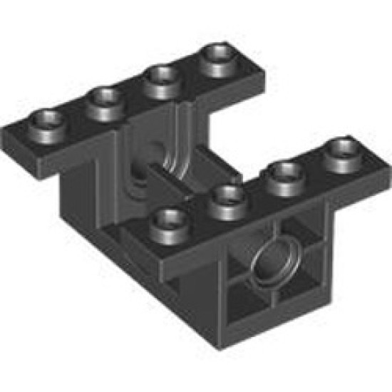 Conical Wheel Block 4x4 Black