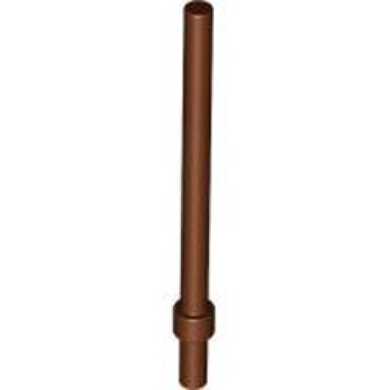 Stick 6M with Flange Reddish Brown