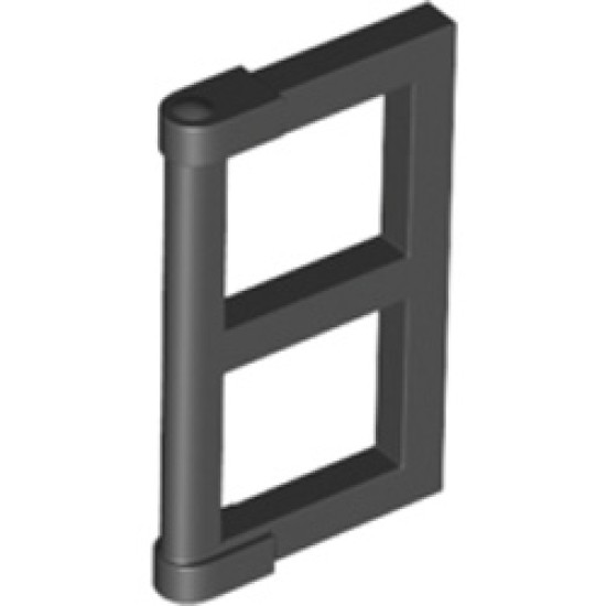 Window 1/2 for Frame 1x4x3 Black