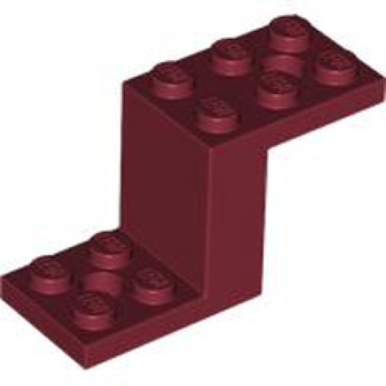 Bottom 2x5x2 1/3 Dark Red