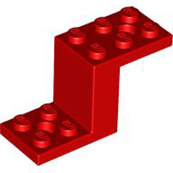 Bottom 2x5x2 1/3 Bright Red