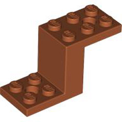 Bottom 2x5x2 1/3 Dark Orange