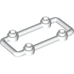Lattice 3x6 Module with Knobs White