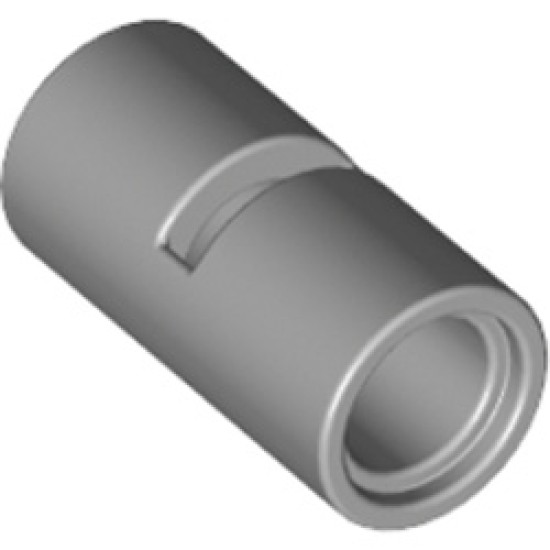 Tube with Double 4.85 Hole Medium Stone Grey