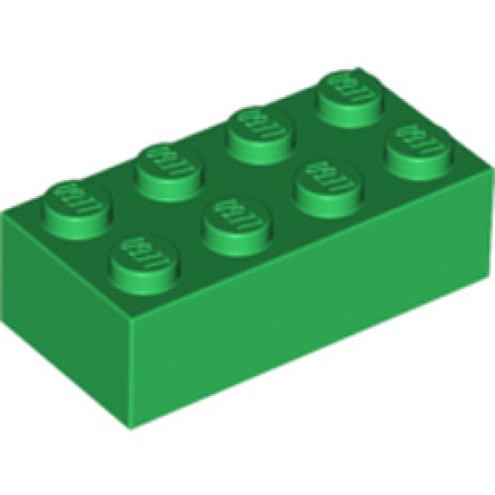 Brick 2x4 Dark Green