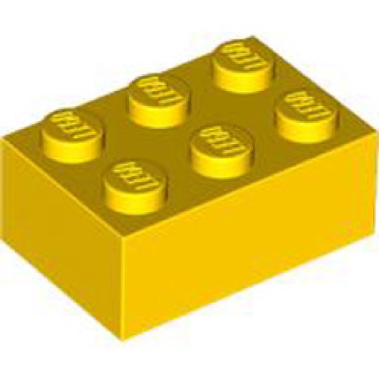 Brick 2x3 Bright Yellow