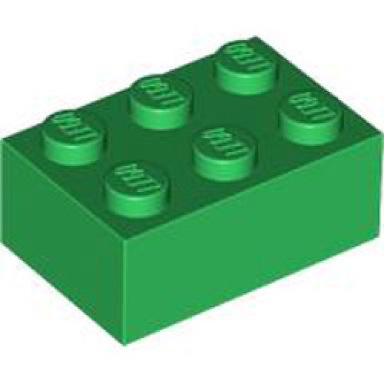 Brick 2x3 Dark Green