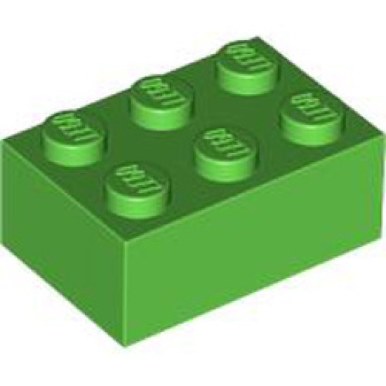 Brick 2x3 Bright Green