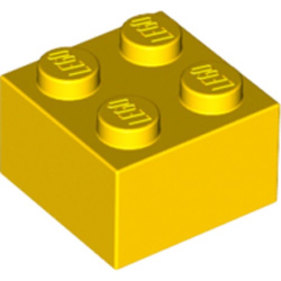 Brick 2x2 Bright Yellow