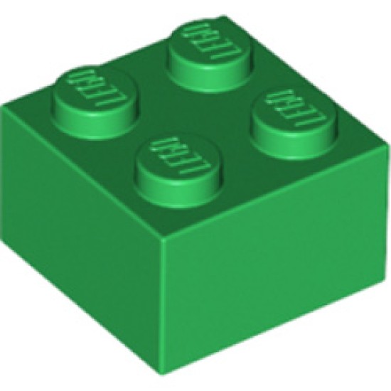 Brick 2x2 Dark Green