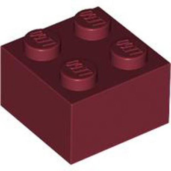 Brick 2x2 Dark Red