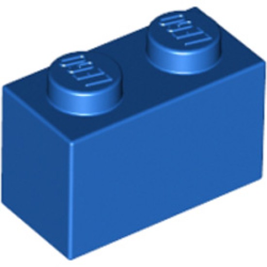 Brick 1x2 Bright Blue