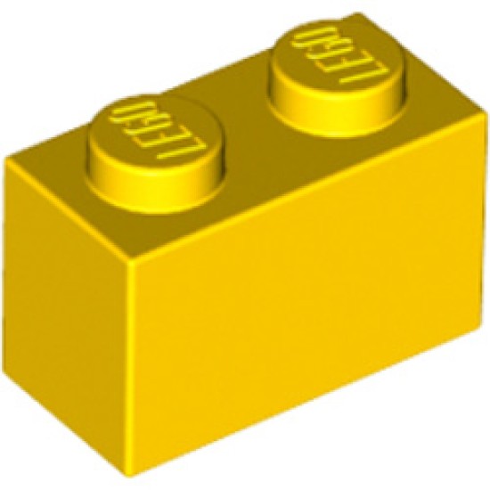 Brick 1x2 Bright Yellow