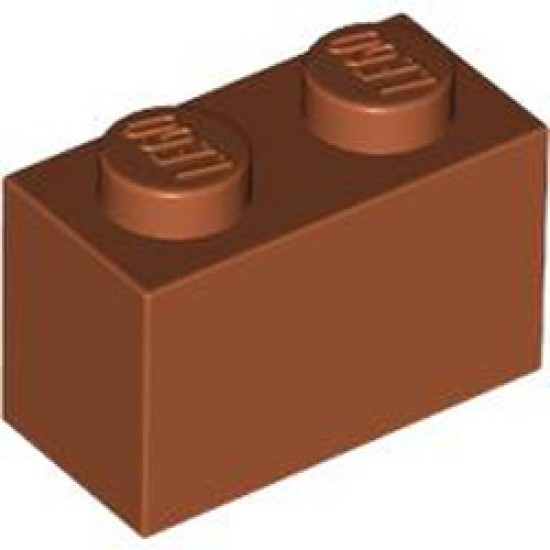 Brick 1x2 Dark Orange