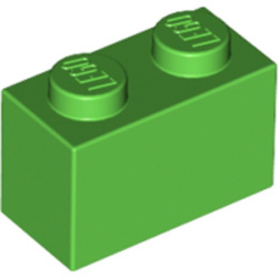 Brick 1x2 Bright Green