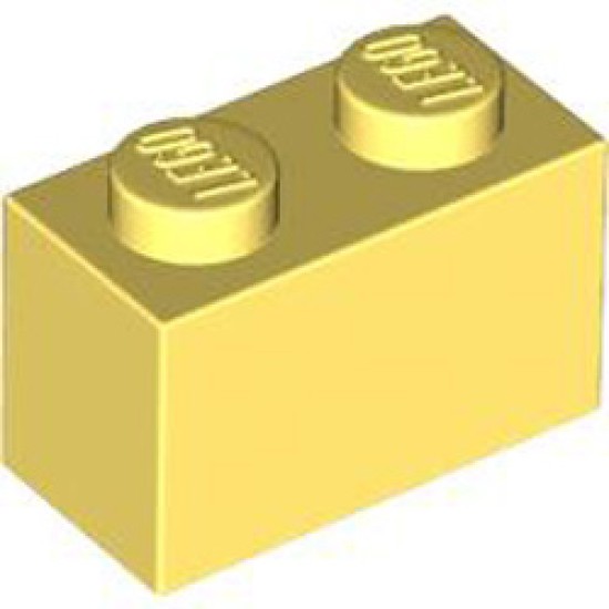 Brick 1x2 Cool Yellow