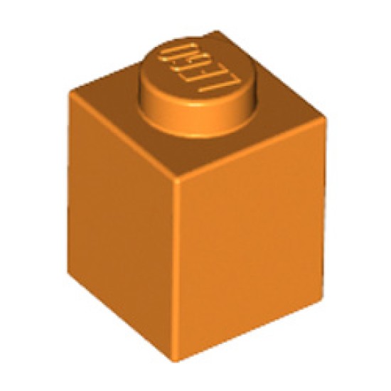 Brick 1x1 Bright Orange