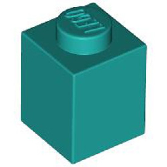 Brick 1x1 Bright Bluish Green