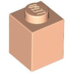 Brick 1x1 Light Nougat