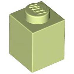 Brick 1x1 Spring Yellowish Green