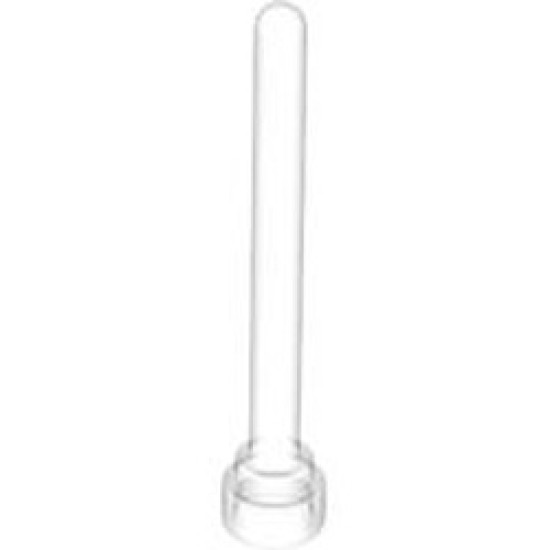 Whip Aerial Round Top Transparent White (Clear)