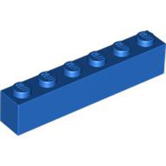 Brick 1x6 Bright Blue