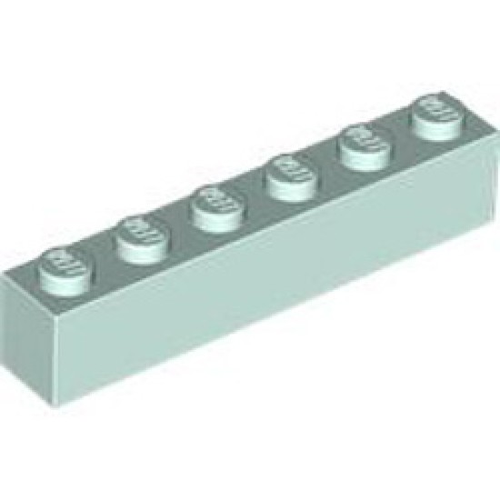 Brick 1x6 Aqua