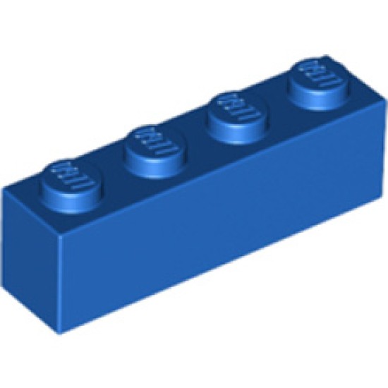 Brick 1x4 Bright Blue