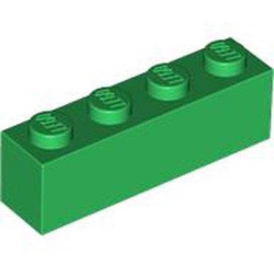 Brick 1x4 Dark Green