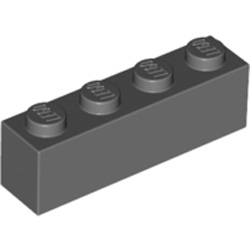 Brick 1x4 Dark Stone Grey