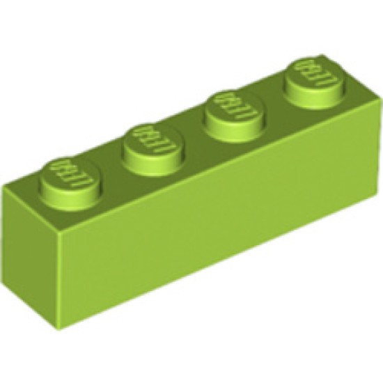 Brick 1x4 Bright Yellowish Green