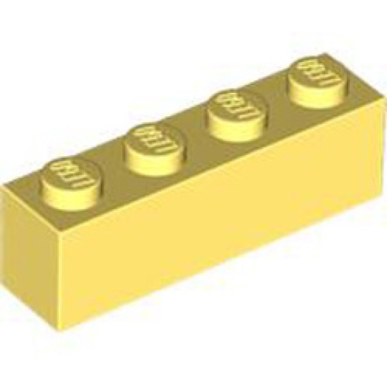 Brick 1x4 Cool Yellow