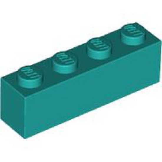 Brick 1x4 Bright Bluish Green