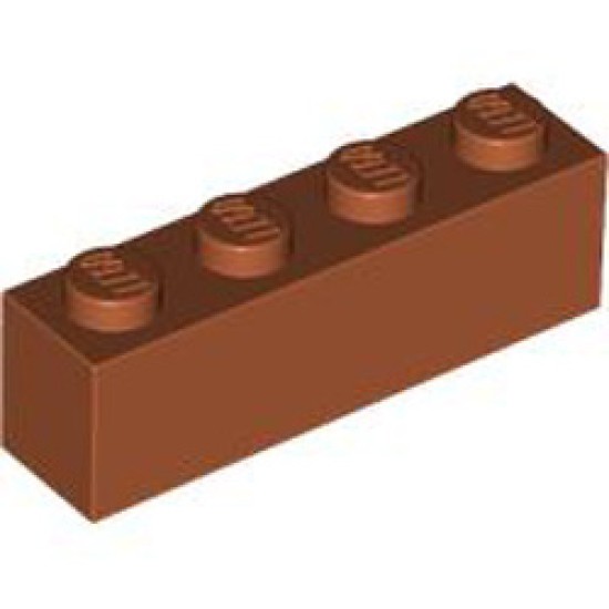 Brick 1x4 Dark Orange