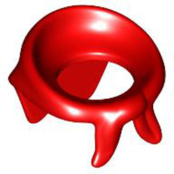 Scarf Bright Red