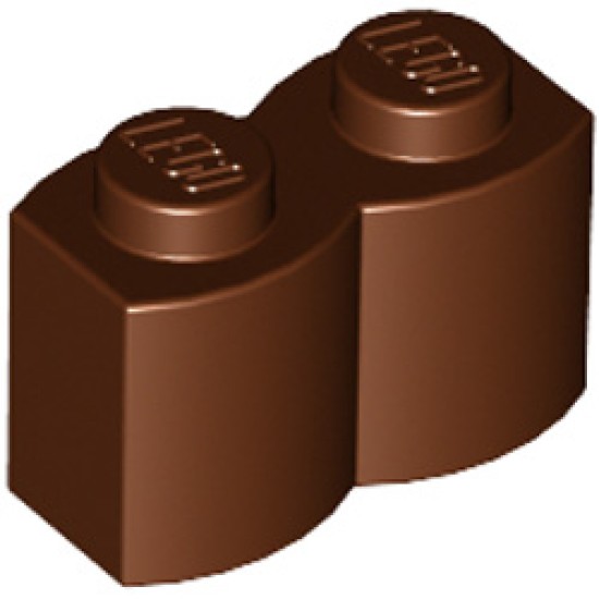 Palisade Brick 1x2 Reddish Brown