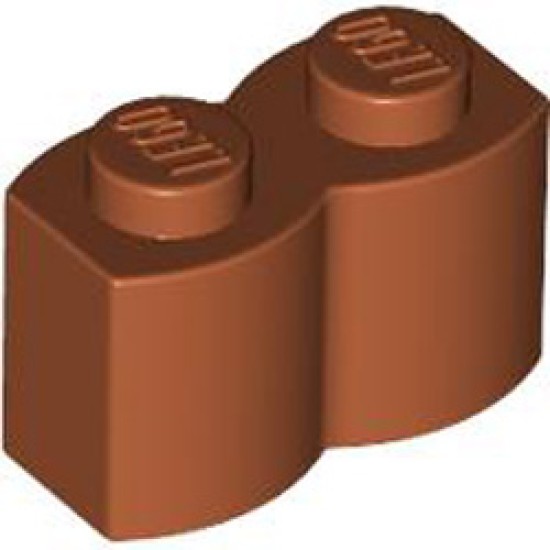 Palisade Brick 1x2 Dark Orange