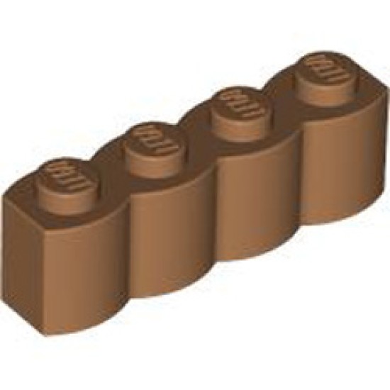 Palisade Brick 1x4 Medium Nougat